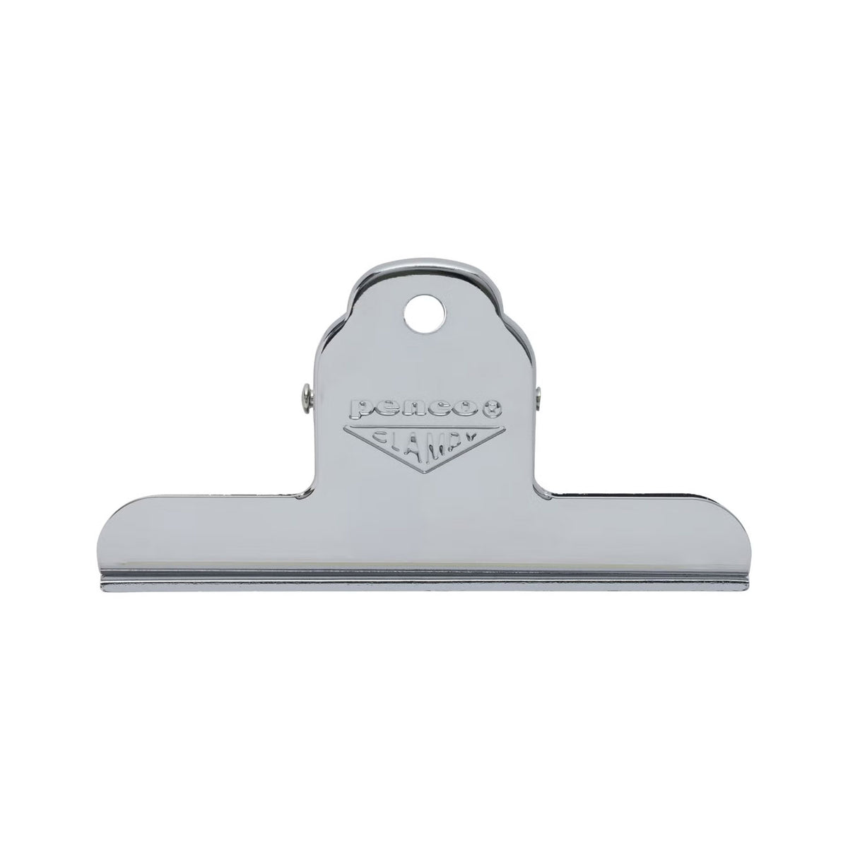 Penco Clampy Clip M Silver in acciaio cromato vista frontale