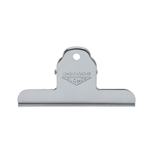 Penco Clampy Clip M Silver in acciaio cromato vista frontale