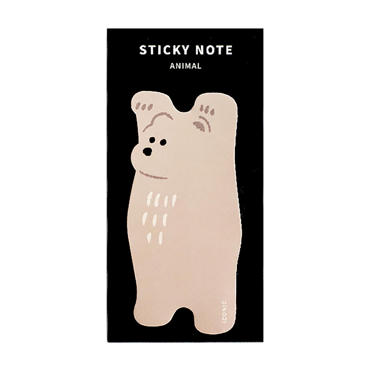ICONIC Sticky Note Orso Bruno nella confezione originale