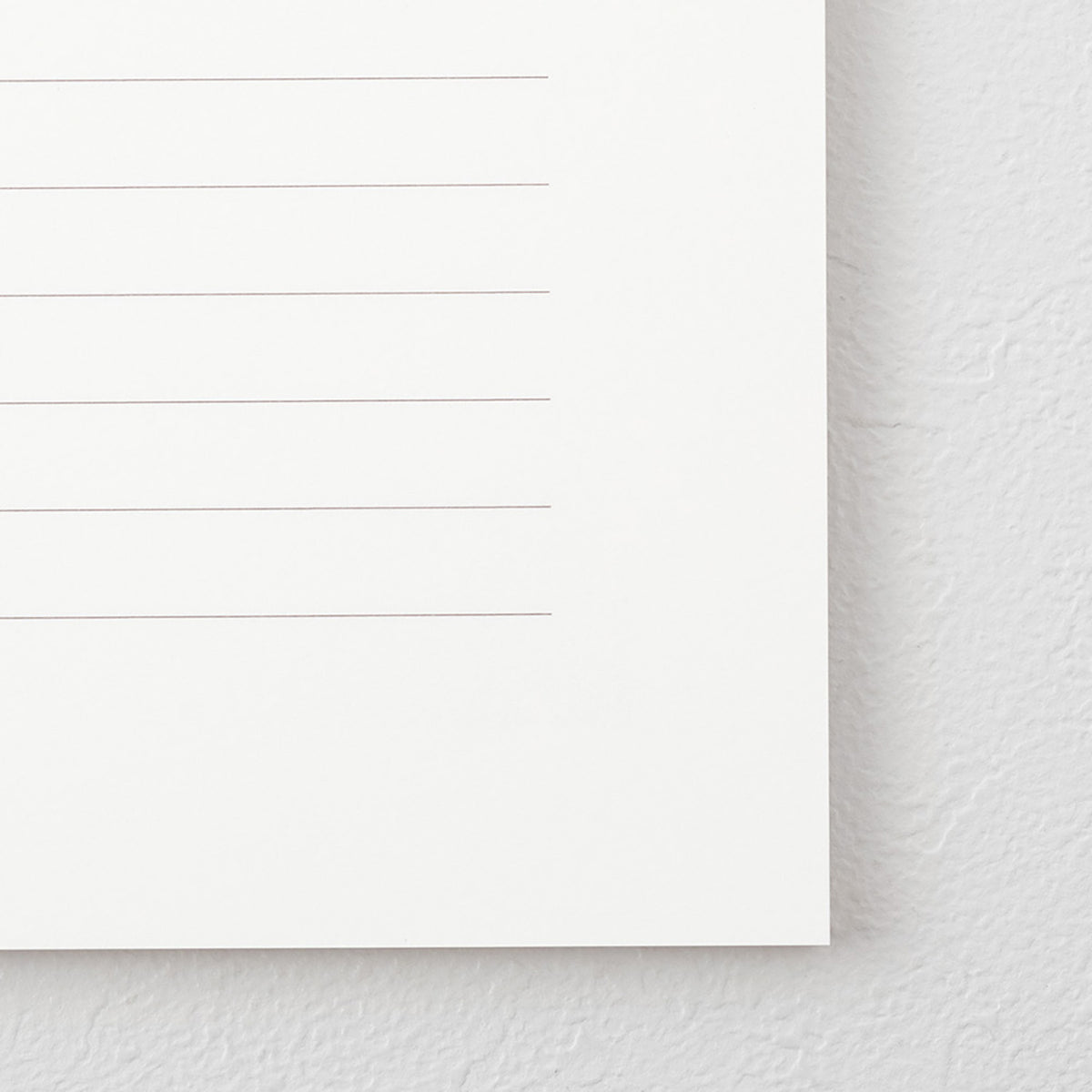 Dettaglio delle righe orizzontali del MD Letter Pad Cotton
