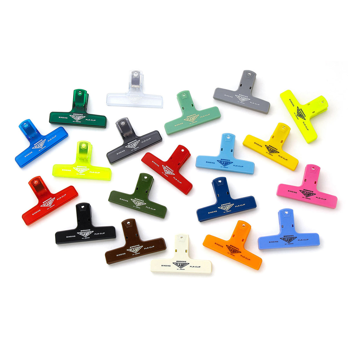 Penco Clampy PLA-CLIP in diverse varianti colore, clip a pinza per documenti e carta