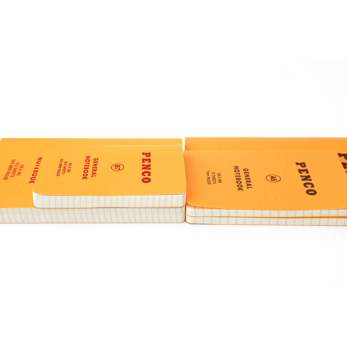 Dettaglio della rilegatura del Penco Soft PP Notebook A6 giallo