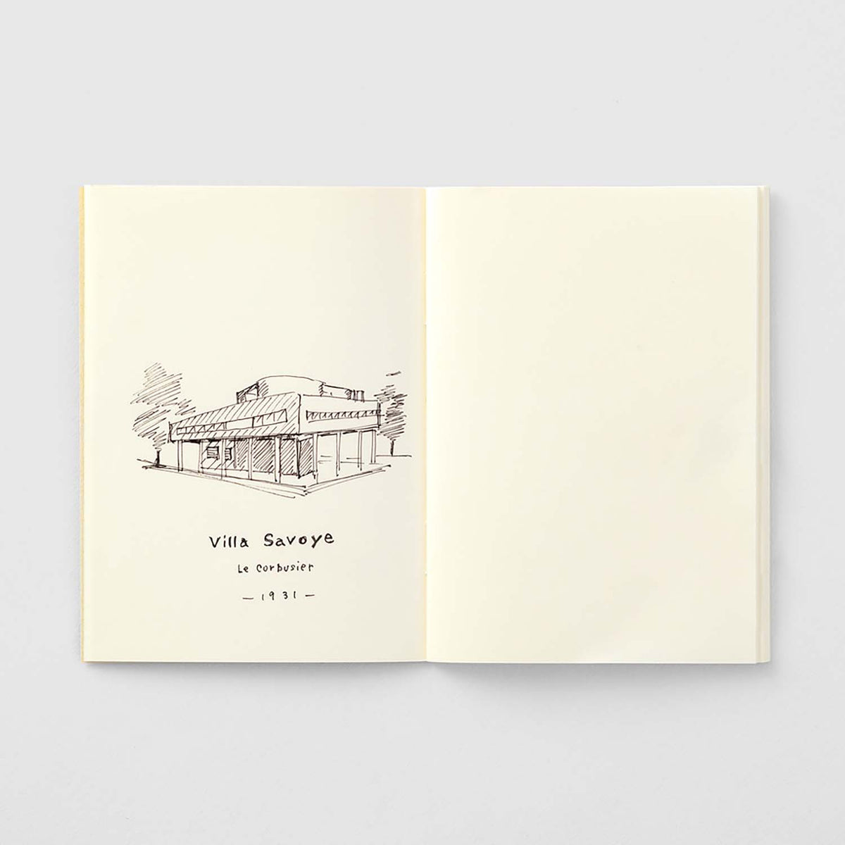 TRAVELER'S notebook Refill 013 Passport con disegno su carta MD Cream