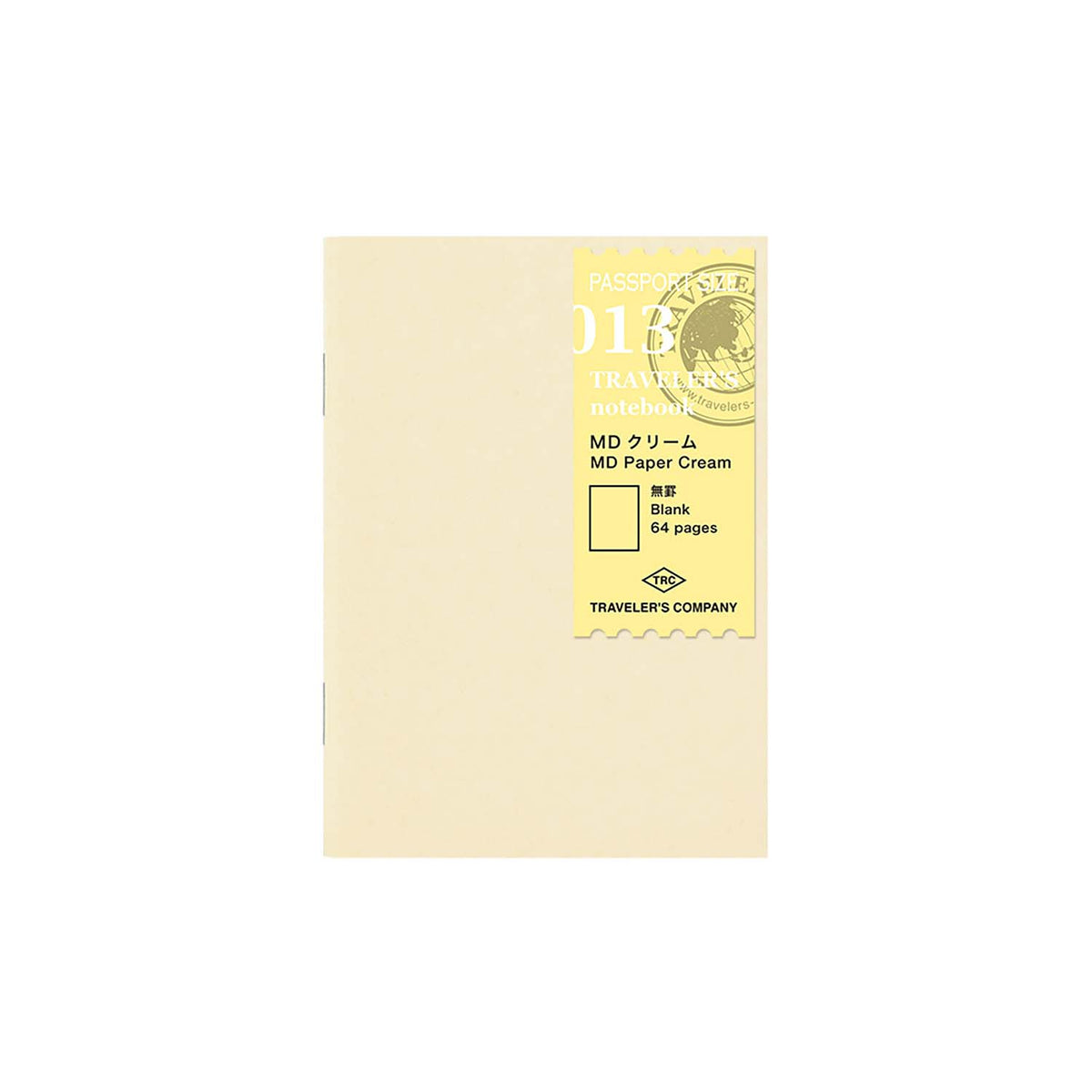 TRAVELER'S notebook Refill 013 Passport MD Paper Cream nella confezione originale