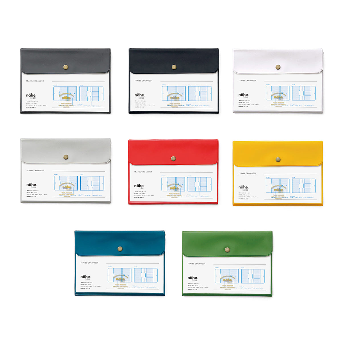 nähe Travel Organizer nelle diverse colorazioni disponibili