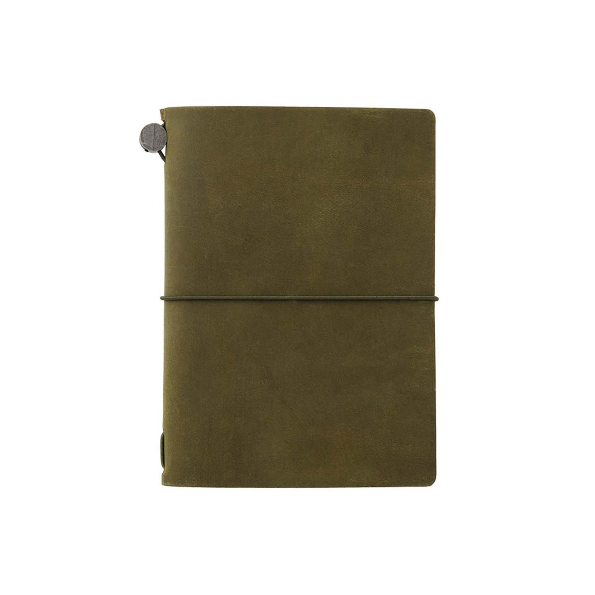 TRAVELER'S notebook Passport Size Olive con cover in pelle